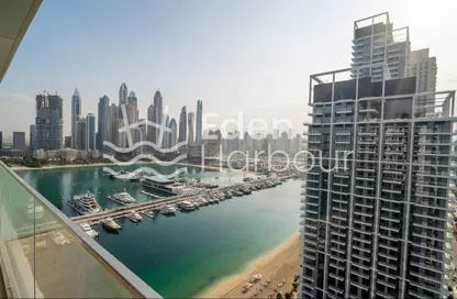 Apartment - 1 Bedroom - 1 Bathroom for sale in Palace Beach Residence Tower 1 - Palace Beach Residence - EMAAR Beachfront - Dubai Harbour - Dubai