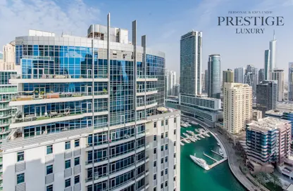 Apartment - 3 Bedrooms - 4 Bathrooms for rent in Marina Wharf 2 - Marina Wharf - Dubai Marina - Dubai