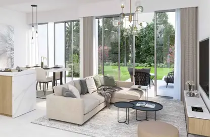 Living / Dining Room image for: Townhouse - 3 Bedrooms - 4 Bathrooms for sale in La Violeta 1 - Villanova - Dubai Land - Dubai, Image 1