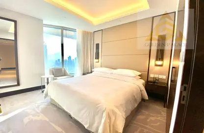 Room / Bedroom image for: Apartment - 5 Bedrooms - 6 Bathrooms for rent in The Address Sky View Tower 1 - The Address Sky View Towers - Downtown Dubai - Dubai, Image 1