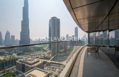 تاون هاوس - 2 غرف نوم - 3 حمامات للايجار في فندق العنوان- سكاي فيو 2 - أبراج العنوان سكاي فيو - دبي وسط المدينة - دبي