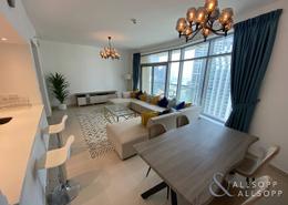 Living / Dining Room image for: Apartment - 2 bedrooms - 3 bathrooms for sale in Fairfield Tower - Park Island - Dubai Marina - Dubai, Image 1