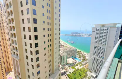 Apartment - 2 Bedrooms - 3 Bathrooms for rent in Al Fattan Marine Towers - Jumeirah Beach Residence - Dubai