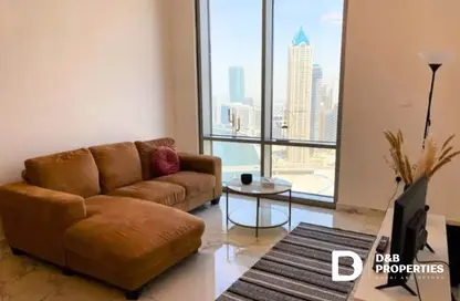 شقة - غرفة نوم - 1 حمام للايجار في برج نورا - مدينة الحبتور - الخليج التجاري - دبي