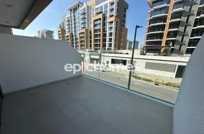 Balcony image for: Apartment - 1 Bathroom for rent in Azizi Riviera 43 - Meydan One - Meydan - Dubai, Image 1