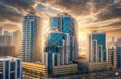 Apartment - 1 Bedroom - 2 Bathrooms for sale in Orient Tower 2 - Orient Towers - Al Bustan - Ajman