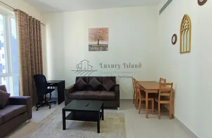 Living / Dining Room image for: Apartment - 1 Bedroom - 2 Bathrooms for rent in Al Zahiyah - Abu Dhabi, Image 1