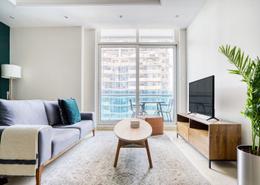 Living Room image for: Apartment - 1 bedroom - 2 bathrooms for rent in Orra Marina - Dubai Marina - Dubai, Image 1