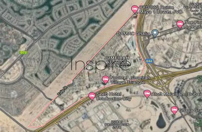 صورة لـ موقع على الخريطة أرض - استوديو للبيع في مثلث قرية الجميرا - دبي ، صورة رقم 1