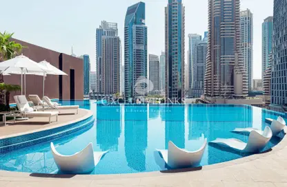 Apartment - Studio - 1 Bathroom for rent in Jumeirah Living Marina Gate - Marina Gate - Dubai Marina - Dubai