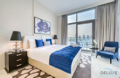 Room / Bedroom image for: Apartment - 1 Bathroom for rent in Golf Promenade 2A - Golf Promenade - DAMAC Hills - Dubai, Image 1