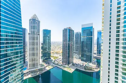 شقة - غرفة نوم - 2 حمامات للايجار في خور الجميرا 1 - (JLT) مجمع X - أبراج بحيرة الجميرا - دبي