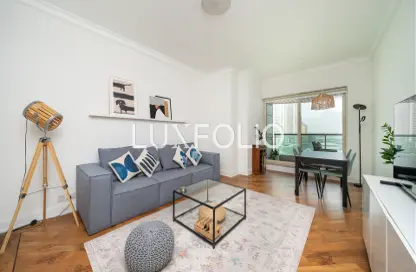 Apartment - 1 Bedroom - 2 Bathrooms for rent in Al Mesk Tower - Emaar 6 Towers - Dubai Marina - Dubai