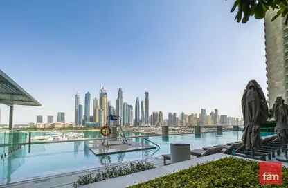 Pool image for: Apartment - 1 Bedroom - 1 Bathroom for sale in Marina Vista - EMAAR Beachfront - Dubai Harbour - Dubai, Image 1