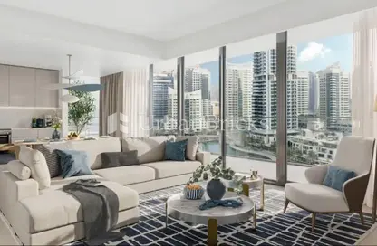 Apartment - 1 Bedroom - 2 Bathrooms for sale in Marina Shores - Dubai Marina - Dubai