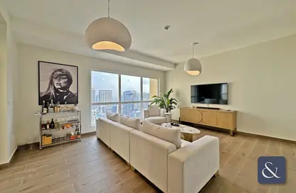 Living Room image for: Apartment - 2 Bedrooms - 3 Bathrooms for sale in Amwaj 4 - Amwaj - Jumeirah Beach Residence - Dubai, Image 1