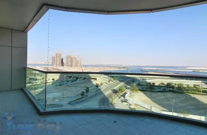 Balcony image for: Apartment - 1 Bedroom - 3 Bathrooms for rent in Beach Towers - Shams Abu Dhabi - Al Reem Island - Abu Dhabi, Image 1