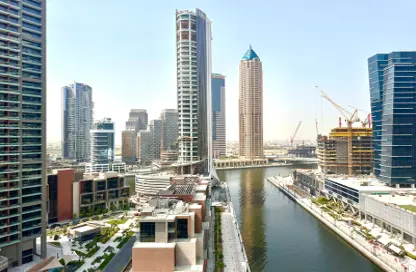 Apartment - Studio - 1 Bathroom for rent in Peninsula One - Peninsula - Business Bay - Dubai