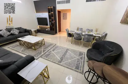Apartment - 2 Bedrooms - 2 Bathrooms for rent in Orient Tower 2 - Orient Towers - Al Bustan - Ajman