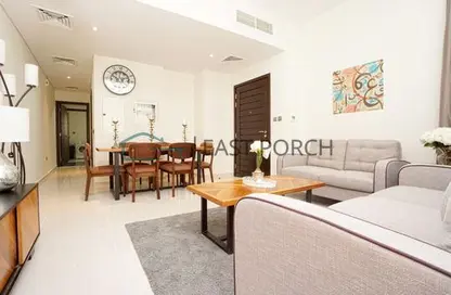 Living / Dining Room image for: Townhouse - 3 Bedrooms - 4 Bathrooms for rent in Casablanca Boutique Villas - Pacifica - Damac Hills 2 - Dubai, Image 1