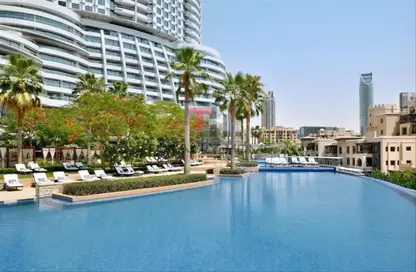 شقة - 1 حمام للايجار في فندق برج ليك - العنوان داون تاون - وسط مدينة دبي - دبي