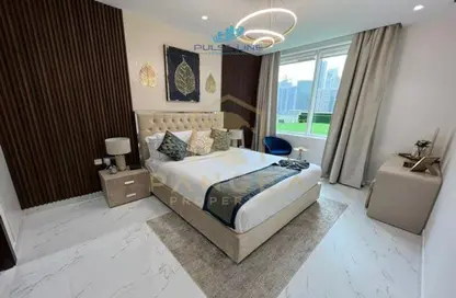 Room / Bedroom image for: Apartment - 1 Bedroom - 2 Bathrooms for sale in Maimoon Gardens by Fakhruddin Properties - Jumeirah Village Circle - Dubai, Image 1