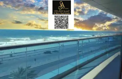 Apartment - 1 Bedroom - 2 Bathrooms for rent in Ajman Corniche Residences - Ajman Corniche Road - Ajman