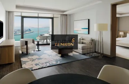 Apartment - 2 Bedrooms - 3 Bathrooms for rent in InterContinental Residences Abu Dhabi - Al Bateen - Abu Dhabi