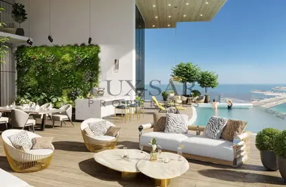 Terrace image for: Apartment - 2 Bedrooms - 3 Bathrooms for sale in Cavalli Casa Tower - Al Sufouh 2 - Al Sufouh - Dubai, Image 1