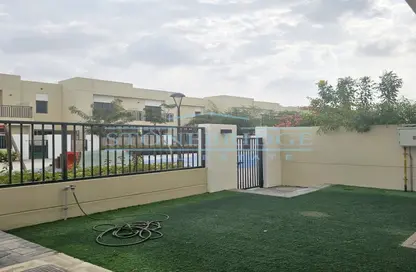 Terrace image for: Townhouse - 3 Bedrooms - 4 Bathrooms for rent in Safi Townhouses - Town Square - Dubai, Image 1