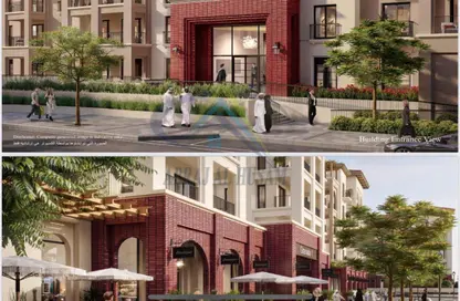 Outdoor Building image for: Townhouse - 3 Bedrooms - 4 Bathrooms for sale in Bloom Living - Zayed City (Khalifa City C) - Khalifa City - Abu Dhabi, Image 1
