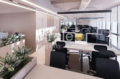 Office Space - Studio - 2 Bathrooms for rent in The Court Tower - Business Bay - Dubai