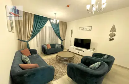 Living Room image for: Apartment - 2 Bedrooms - 2 Bathrooms for rent in Al Taawun - Sharjah, Image 1