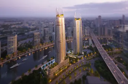 شقة - غرفة نوم - 2 حمامات للبيع في مرتفعات القناة - الخليج التجاري - دبي