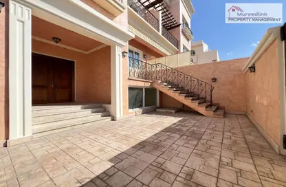 Terrace image for: Villa - 7 Bathrooms for rent in Al Karamah - Abu Dhabi, Image 1