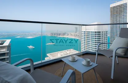 Apartment - 1 Bedroom - 1 Bathroom for rent in Marina Vista - EMAAR Beachfront - Dubai Harbour - Dubai