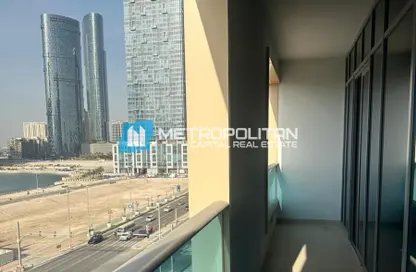 Balcony image for: Apartment - 1 Bedroom - 2 Bathrooms for sale in Julfar Residence - City Of Lights - Al Reem Island - Abu Dhabi, Image 1