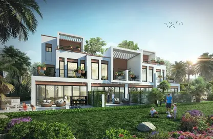 Townhouse - 4 Bedrooms - 3 Bathrooms for sale in Costa Brava 2 - Costa Brava at DAMAC Lagoons - Damac Lagoons - Dubai