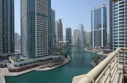 شقة - غرفة نوم - 2 حمامات للايجار في برج أيكون 1 - (JLT) مجمع M - أبراج بحيرة الجميرا - دبي