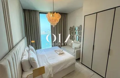 Room / Bedroom image for: Apartment - 2 Bedrooms - 2 Bathrooms for sale in Jumeirah Gate Tower 1 - The Address Jumeirah Resort and Spa - Jumeirah Beach Residence - Dubai, Image 1