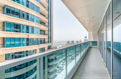 Balcony image for: Apartment - 3 Bedrooms - 4 Bathrooms for sale in Marina Arcade Tower - Dubai Marina - Dubai, Image 1
