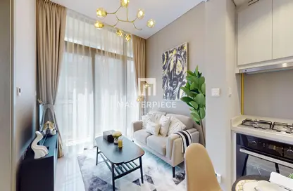 Living Room image for: Apartment - 1 Bedroom - 1 Bathroom for rent in Zada Tower - Business Bay - Dubai, Image 1