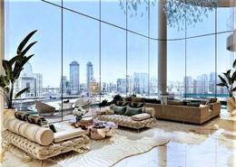 Living Room image for: Apartment - 3 bedrooms - 4 bathrooms for sale in Cavalli Couture - Al Safa 1 - Al Safa - Dubai, Image 1