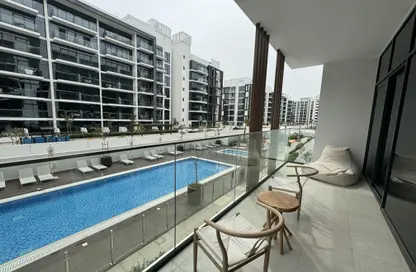 Apartment - 1 Bedroom - 2 Bathrooms for rent in Azizi Riviera 25 - Meydan One - Meydan - Dubai