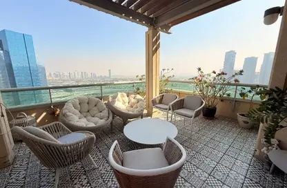 شقة - 3 غرف نوم - 4 حمامات للايجار في برج الماس - أبراج إعمار ال6 - دبي مارينا - دبي