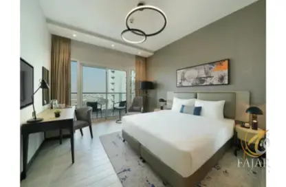 Room / Bedroom image for: Apartment - 1 Bathroom for sale in Navitas Hotel and Residences - Damac Hills 2 - Dubai, Image 1