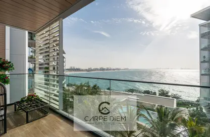 Balcony image for: Apartment - 2 Bedrooms - 3 Bathrooms for rent in Apartment Building 5 - Bluewaters Residences - Bluewaters - Dubai, Image 1