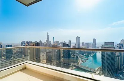 Balcony image for: Apartment - 3 Bedrooms - 3 Bathrooms for rent in Central Tower - Bay Central - Dubai Marina - Dubai, Image 1
