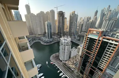 شقة - 2 غرف نوم - 3 حمامات للايجار في جي دبليو ماريوت هوتيل مارينا - دبي مارينا - دبي