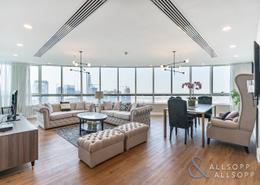 Living / Dining Room image for: Apartment - 4 bedrooms - 4 bathrooms for sale in Horizon Tower - Dubai Marina - Dubai, Image 1